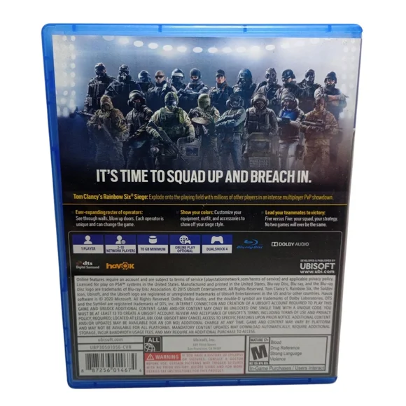 Rainbow Six Siege for PS4 -Tested & Works - Picture 2 of 4